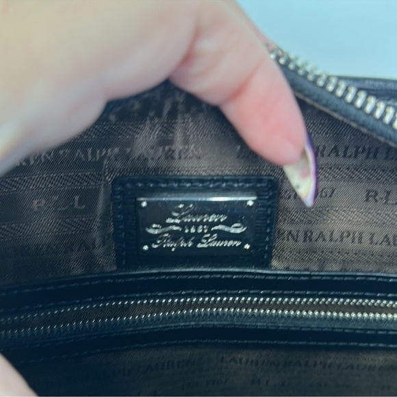 RALPH LAUREN Bag Calderwood Black Epi Leather Medium - Picture 9 of 11